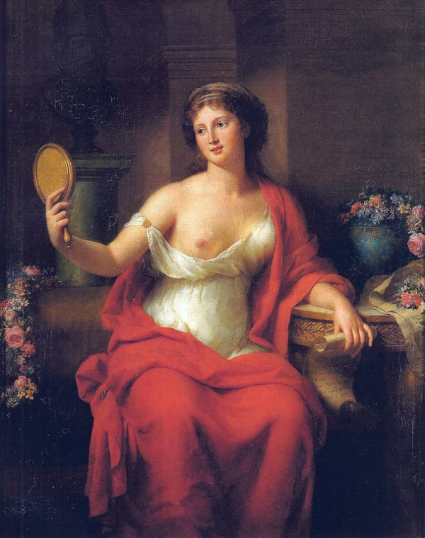 Autoritratto di Marie Bouliard come Aspasia